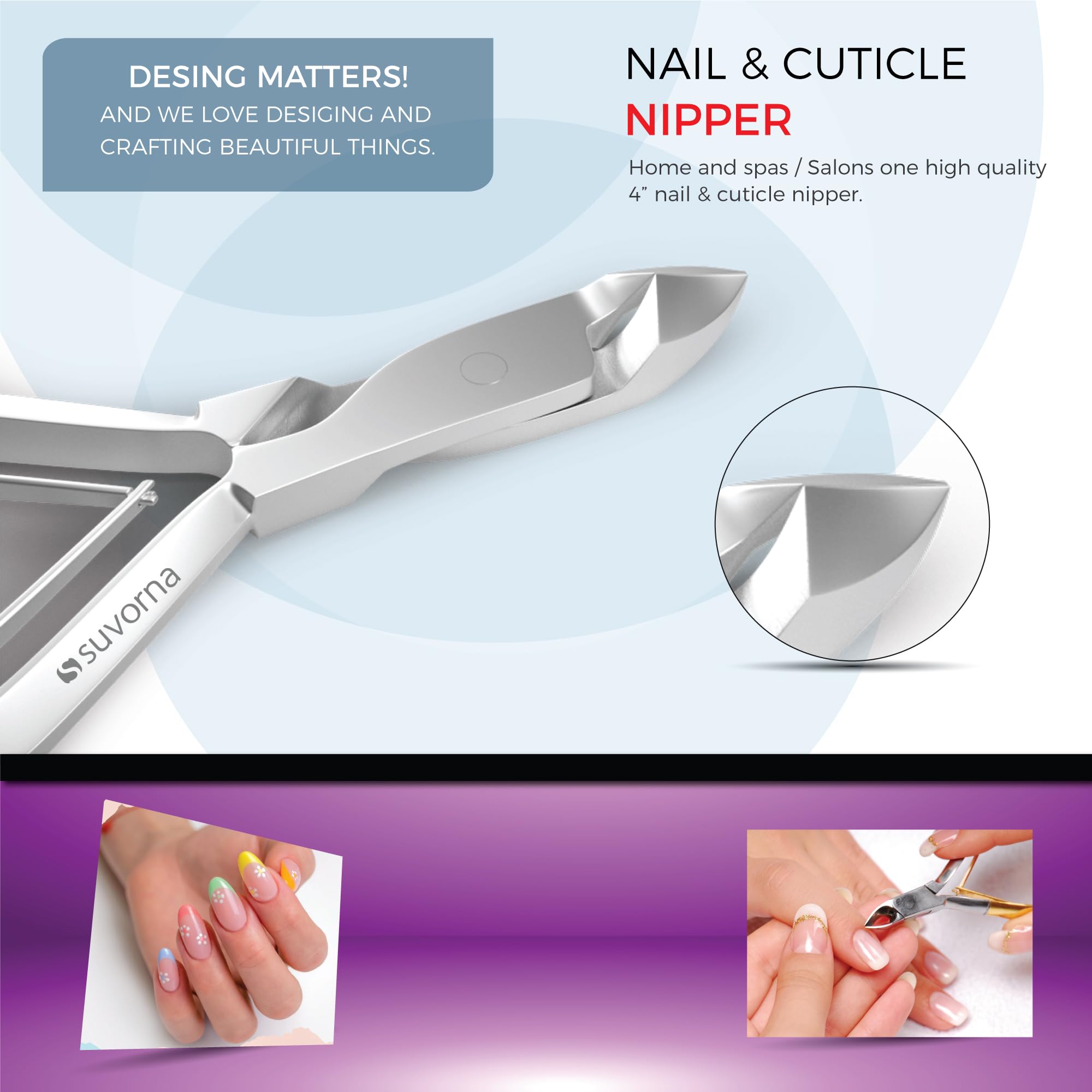 Wheat : Suvorna Manipro p50 Premium Manicure Kit 5 Pieces (Wheat)